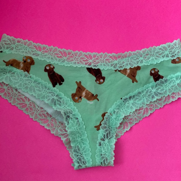 PINK Victoria’s Secret Puppy Dog Sunglasses Panty Size Extra Large VsPink NWT - Picture 3 of 11